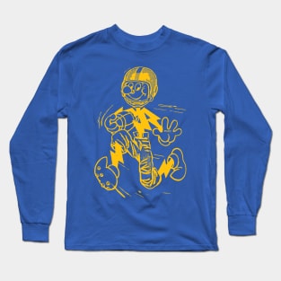 Bolt - Chargers Football Mascot Yellow Long Sleeve T-Shirt